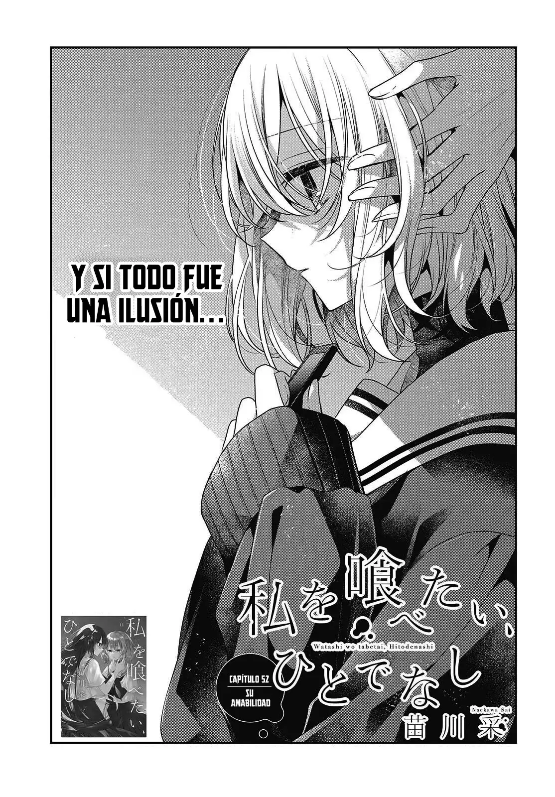 Watashi o Tabetai, Hito de Nashi - Capítulo 52 - Página 8 - LectorTMOo