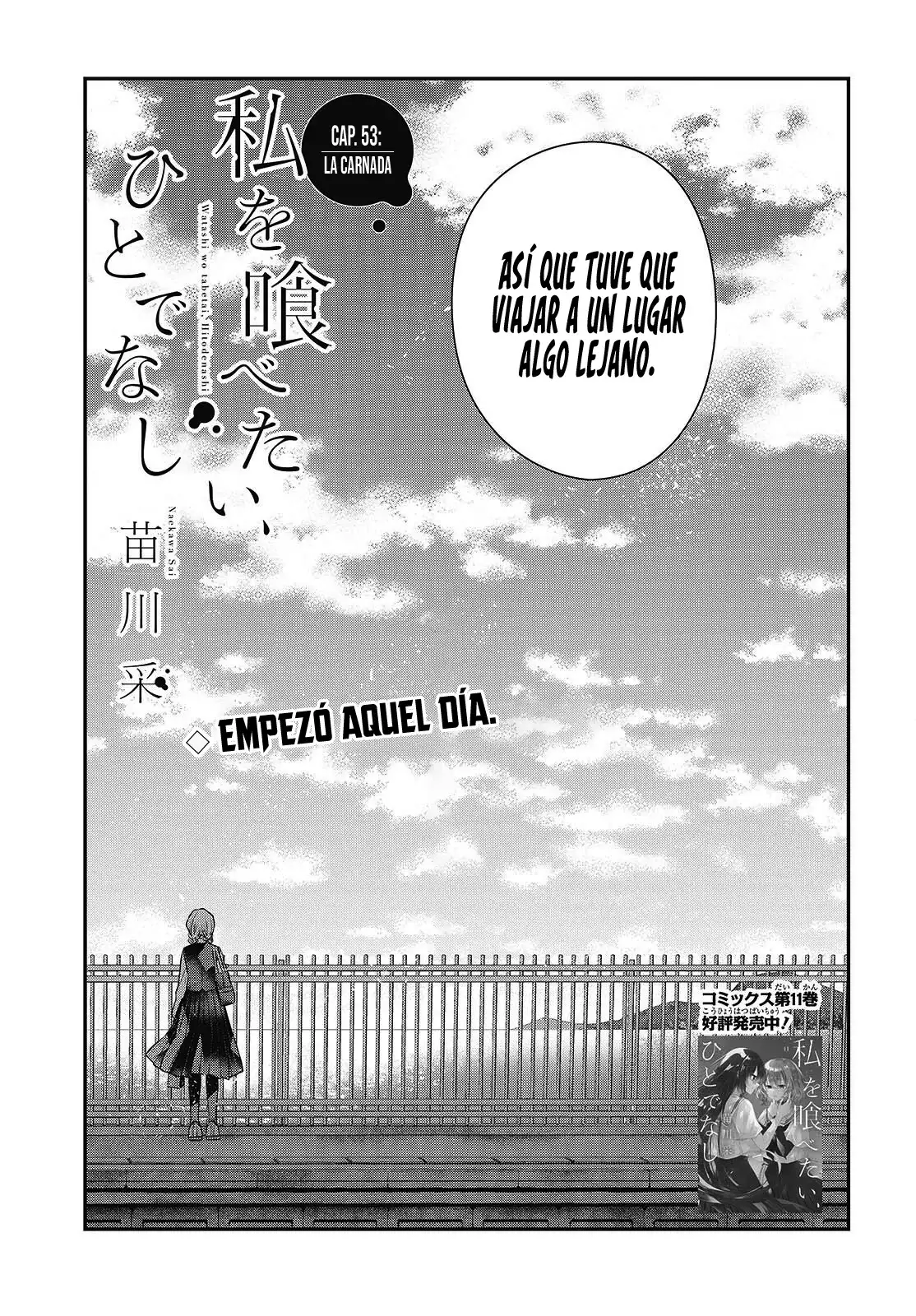 Watashi o Tabetai, Hito de Nashi - Capítulo 53 - Página 7 - LectorTMOo