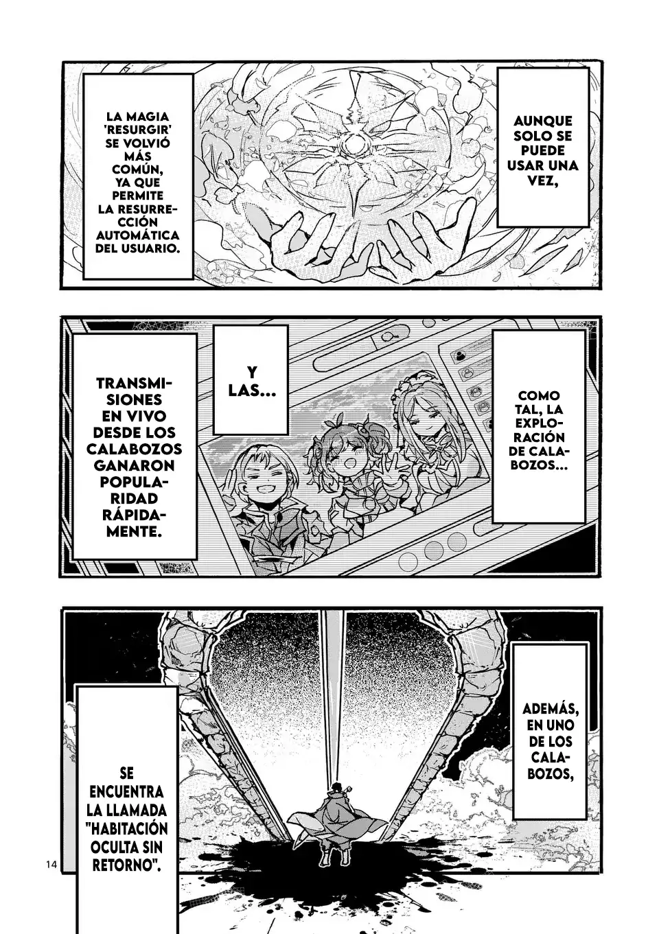 Yamiochi Yuusha no Haishin Haishin ~Tsuihousare, Kakushi Boss Beya ni Hourikomareta Kekka, Jefe de Tansakushagari Haishin wo Hajimeru~ - Capítulo 1 - Página 15 - LectorTMOo