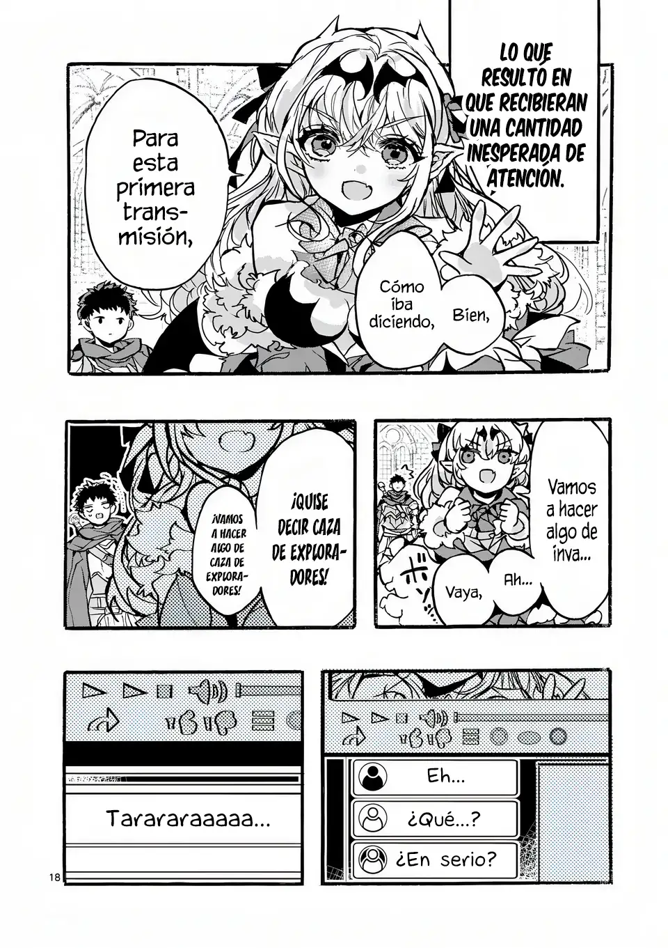 Yamiochi Yuusha no Haishin Haishin ~Tsuihousare, Kakushi Boss Beya ni Hourikomareta Kekka, Jefe de Tansakushagari Haishin wo Hajimeru~ - Capítulo 2 - Página 18 - LectorTMOo