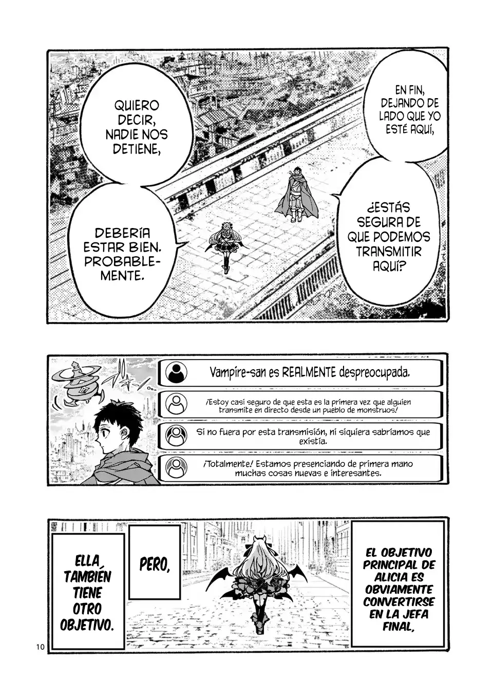 Yamiochi Yuusha no Haishin Haishin ~Tsuihousare, Kakushi Boss Beya ni Hourikomareta Kekka, Jefe de Tansakushagari Haishin wo Hajimeru~ - Capítulo 3.1 - Página 10 - LectorTMOo