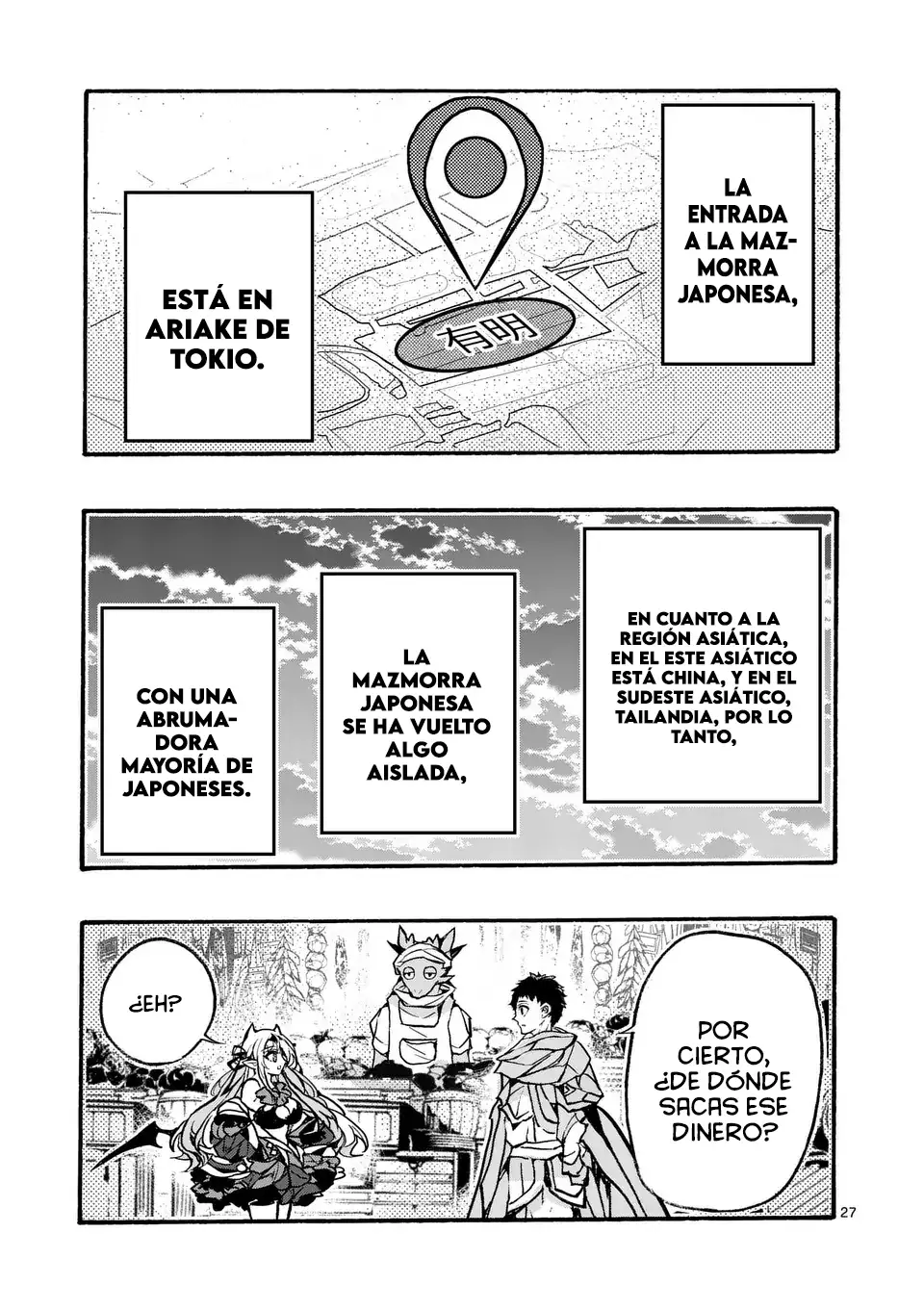Yamiochi Yuusha no Haishin Haishin ~Tsuihousare, Kakushi Boss Beya ni Hourikomareta Kekka, Jefe de Tansakushagari Haishin wo Hajimeru~ - Capítulo 3.3 - Página 5 - LectorTMOo