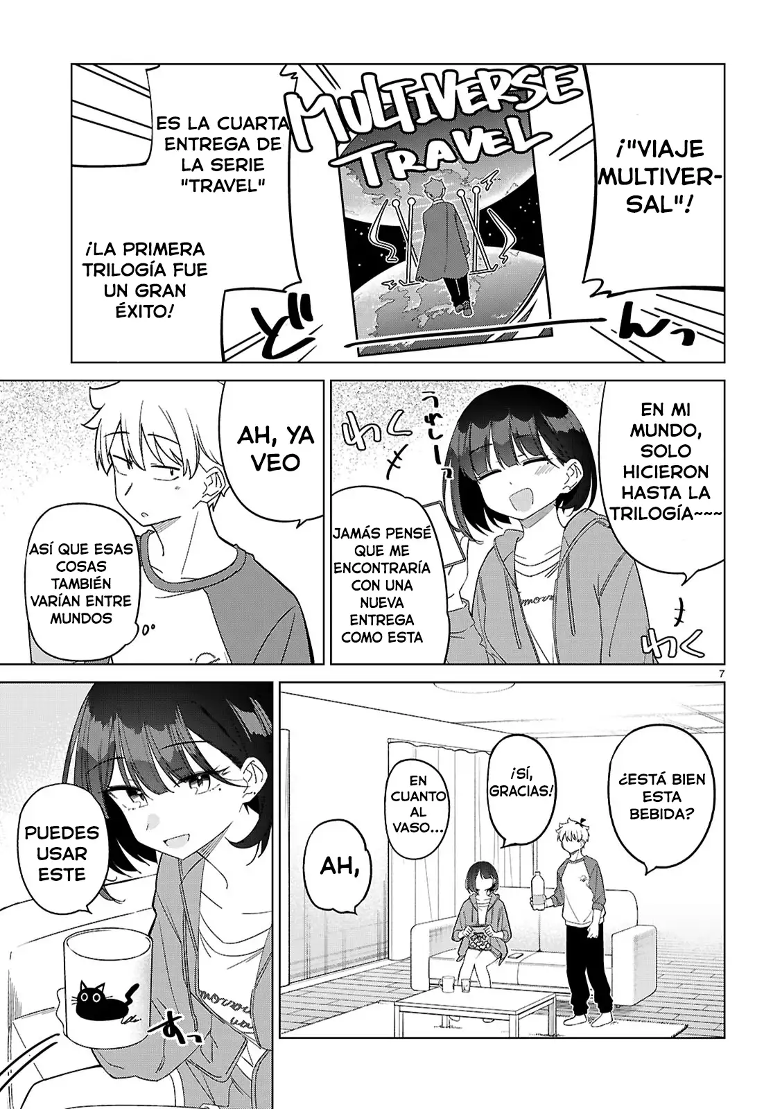 Yo del multiverso, ¿puedo enamorarme? capítulo 5 página 8