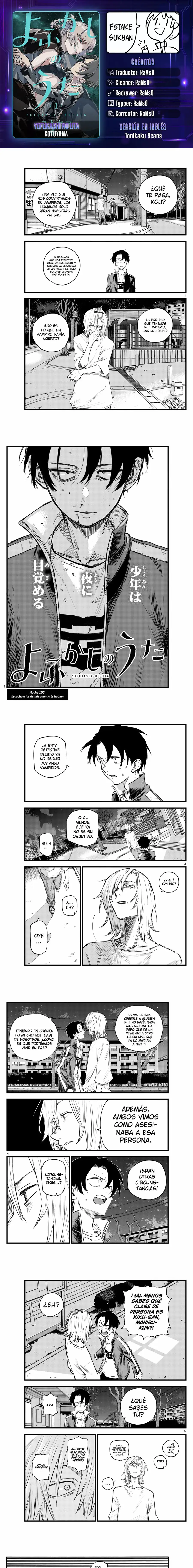 Yofukashi no Uta - Capítulo 103 - Página 1 - LectorTMOo