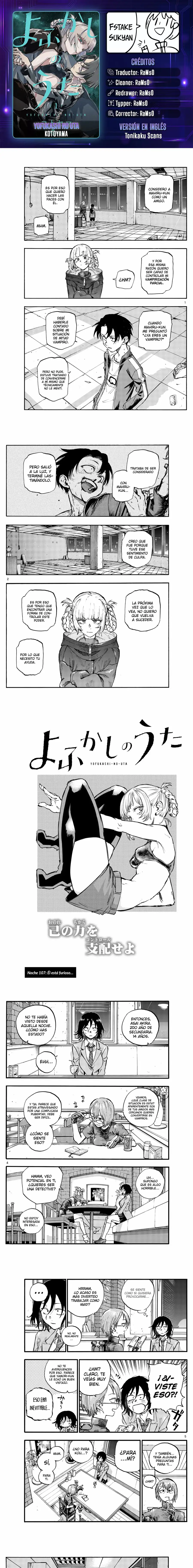 Yofukashi no Uta - Capítulo 107 - Página 1 - LectorTMOo