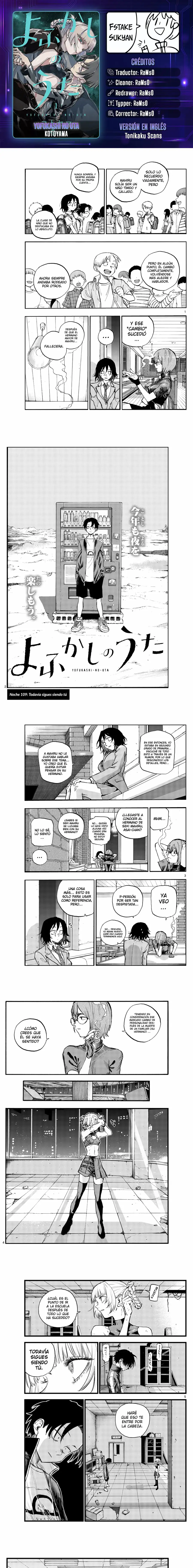 Yofukashi no Uta - Capítulo 109 - Página 1 - LectorTMOo