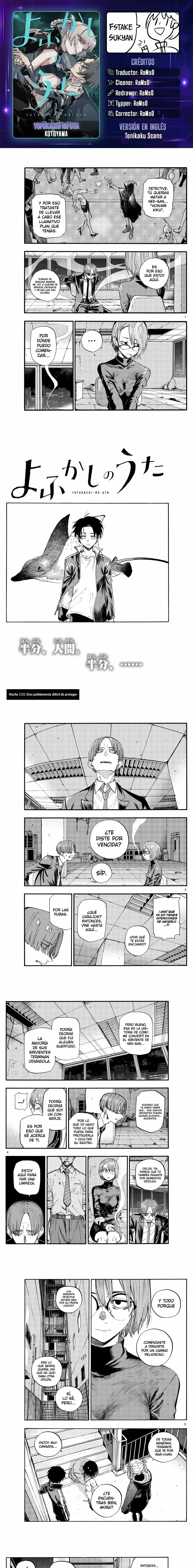 Yofukashi no Uta - Capítulo 115 - Página 1 - LectorTMOo