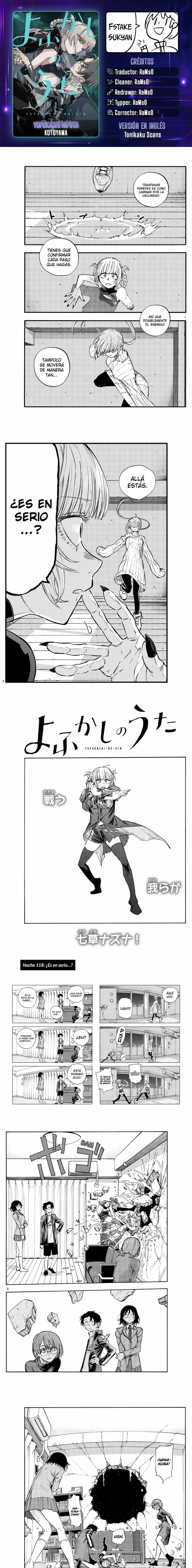 Yofukashi no Uta - Capítulo 118 - Página 1 - LectorTMOo