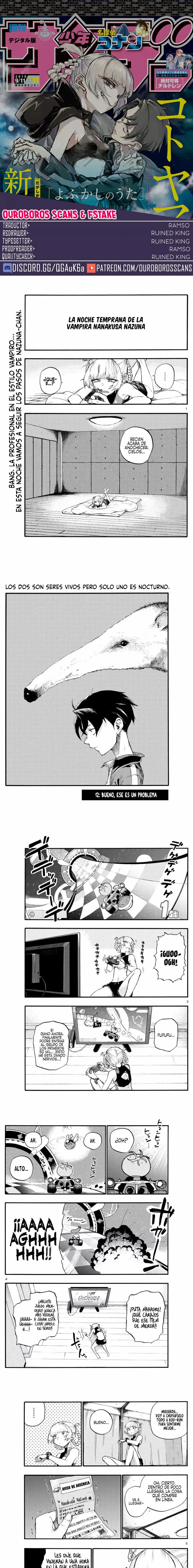 Yofukashi no Uta - Capítulo 12 - Página 1 - LectorTMOo