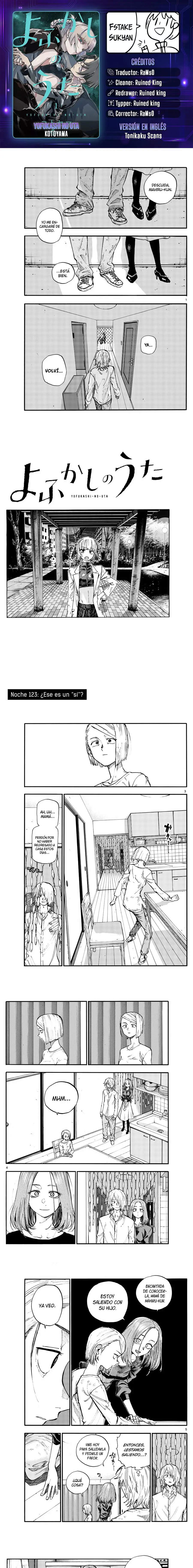 Yofukashi no Uta - Capítulo 123 - Página 1 - LectorTMOo