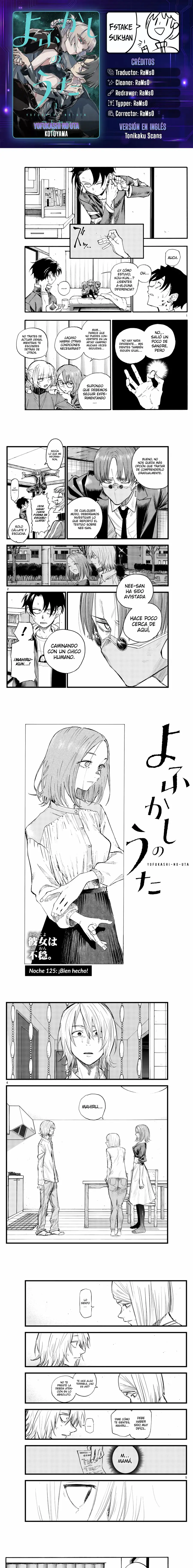 Yofukashi no Uta - Capítulo 125 - Página 1 - LectorTMOo