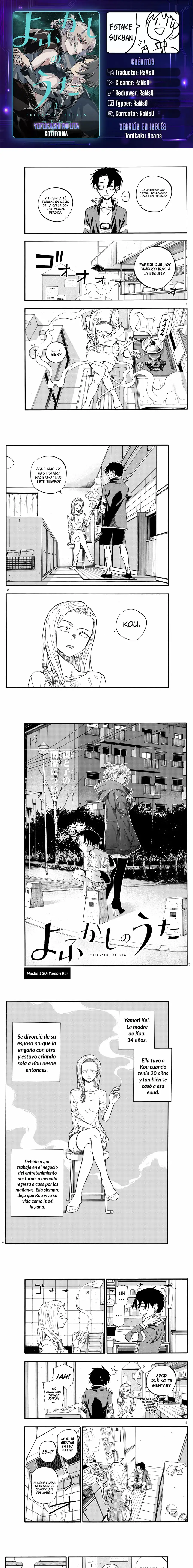 Yofukashi no Uta - Capítulo 130 - Página 1 - LectorTMOo