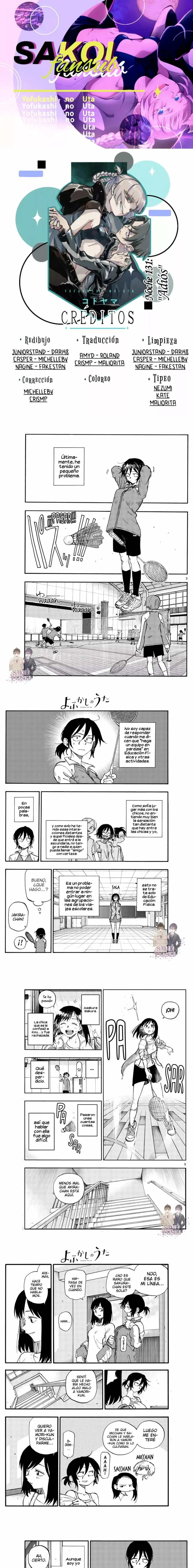 Yofukashi no Uta - Capítulo 131 - Página 1 - LectorTMOo
