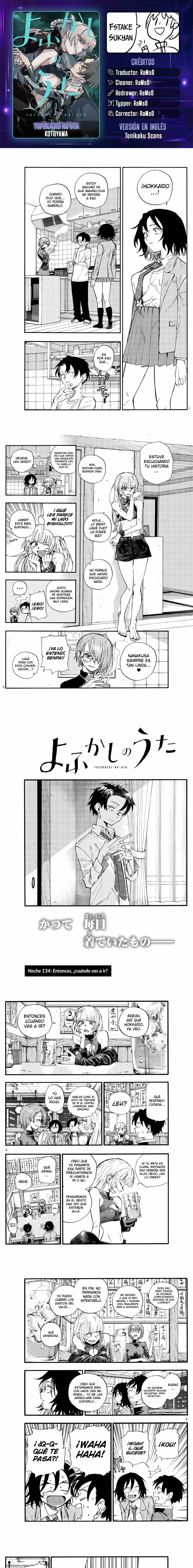 Yofukashi no Uta - Capítulo 134 - Página 1 - LectorTMOo