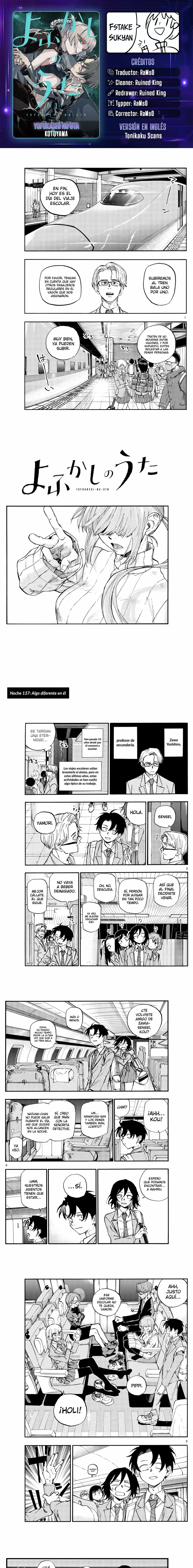 Yofukashi no Uta - Capítulo 137 - Página 1 - LectorTMOo
