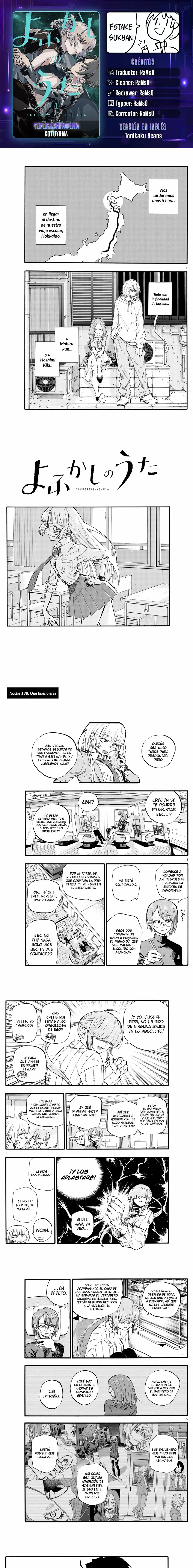 Yofukashi no Uta - Capítulo 138 - Página 1 - LectorTMOo