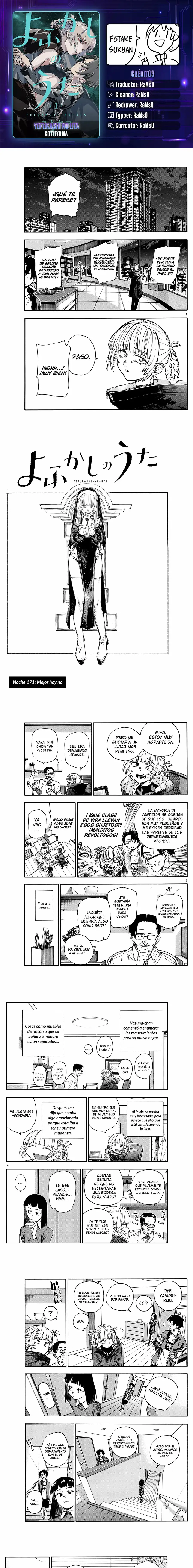 Yofukashi no Uta - Capítulo 171 - Página 1 - LectorTMOo