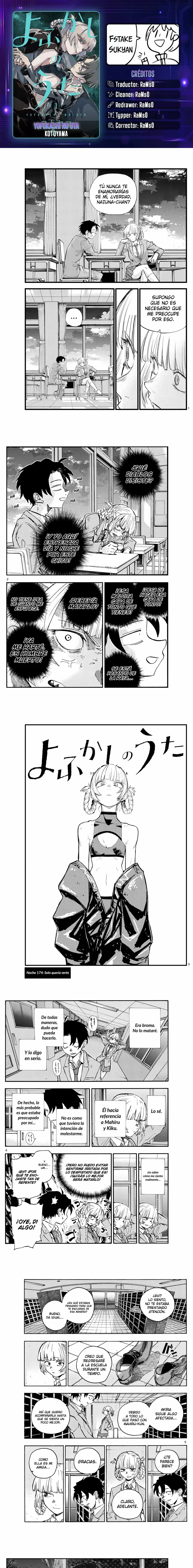 Yofukashi no Uta - Capítulo 174 - Página 1 - LectorTMOo