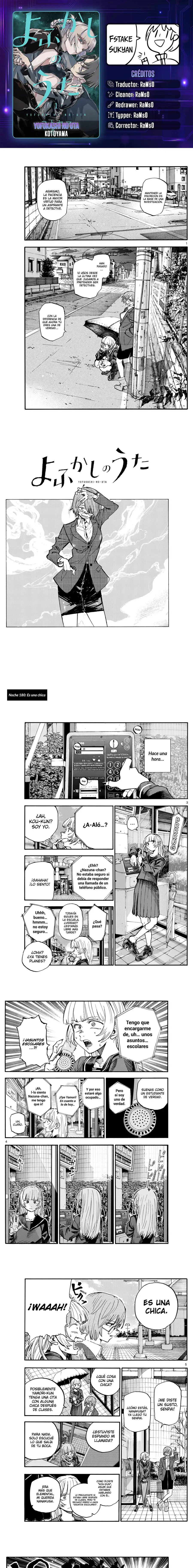 Yofukashi no Uta - Capítulo 180 - Página 1 - LectorTMOo