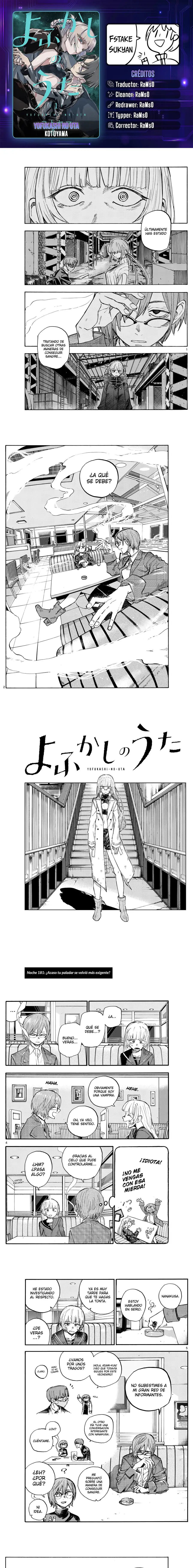 Yofukashi no Uta - Capítulo 181 - Página 1 - LectorTMOo