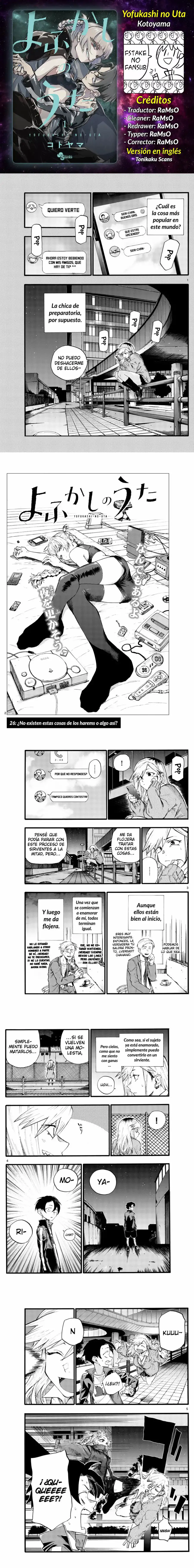 Yofukashi no Uta - Capítulo 26 - Página 1 - LectorTMOo
