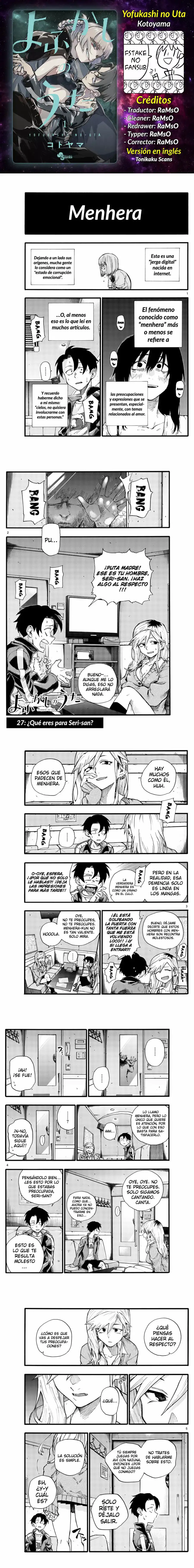 Yofukashi no Uta - Capítulo 27 - Página 1 - LectorTMOo