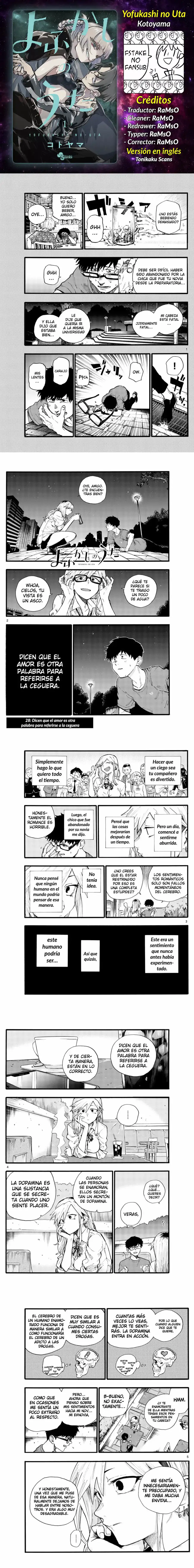 Yofukashi no Uta - Capítulo 28 - Página 1 - LectorTMOo
