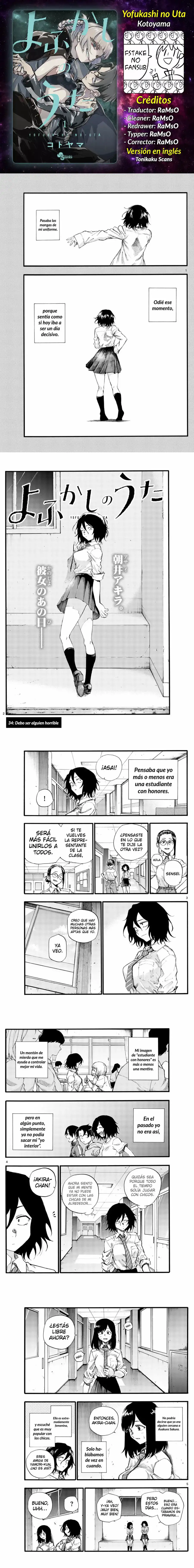 Yofukashi no Uta - Capítulo 34 - Página 1 - LectorTMOo