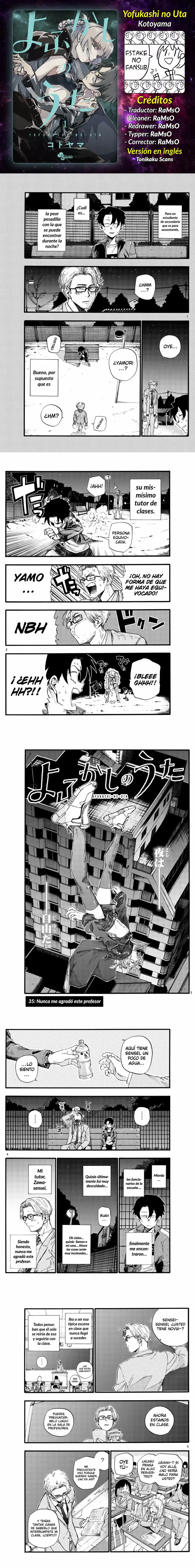 Yofukashi no Uta - Capítulo 35 - Página 1 - LectorTMOo