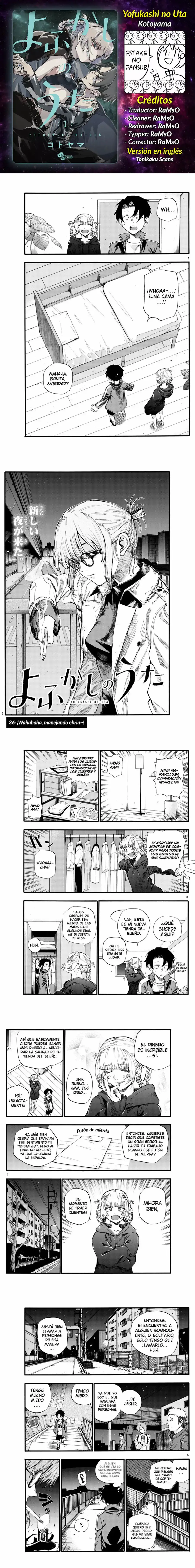Yofukashi no Uta - Capítulo 36 - Página 1 - LectorTMOo