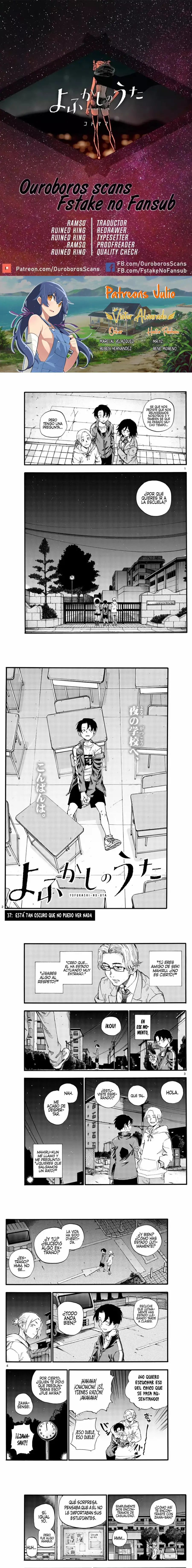 Yofukashi no Uta - Capítulo 37 - Página 1 - LectorTMOo