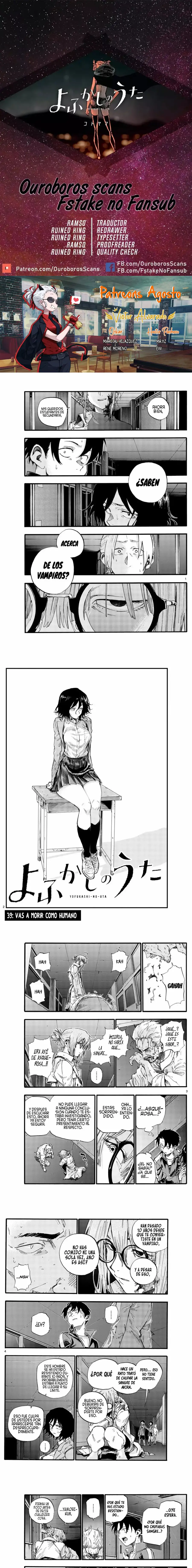 Yofukashi no Uta - Capítulo 39 - Página 1 - LectorTMOo