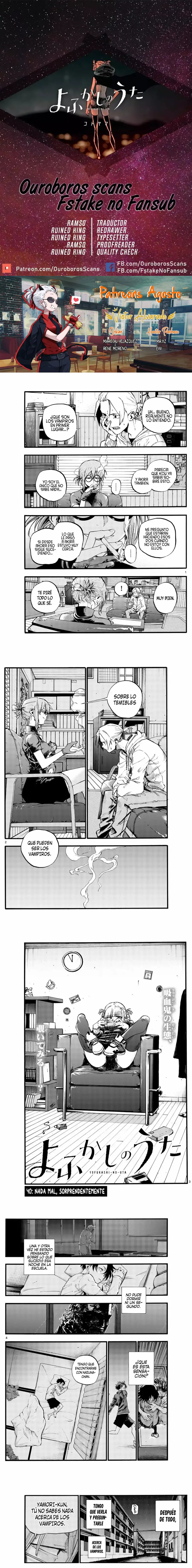 Yofukashi no Uta - Capítulo 40 - Página 1 - LectorTMOo
