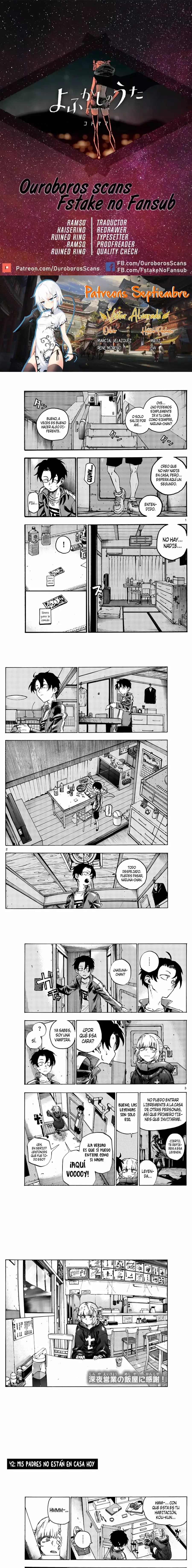 Yofukashi no Uta - Capítulo 42 - Página 1 - LectorTMOo