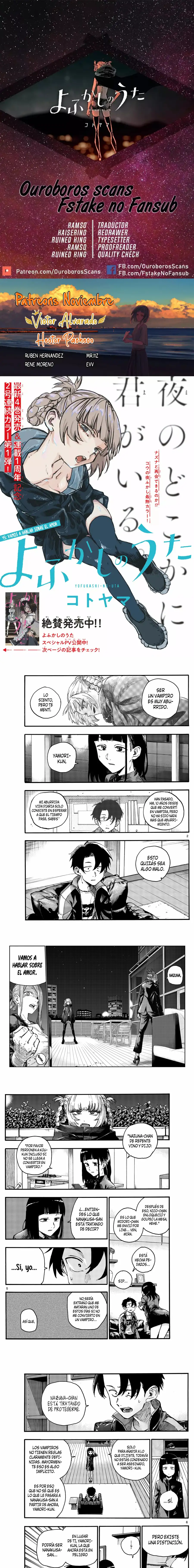 Yofukashi no Uta - Capítulo 45 - Página 1 - LectorTMOo