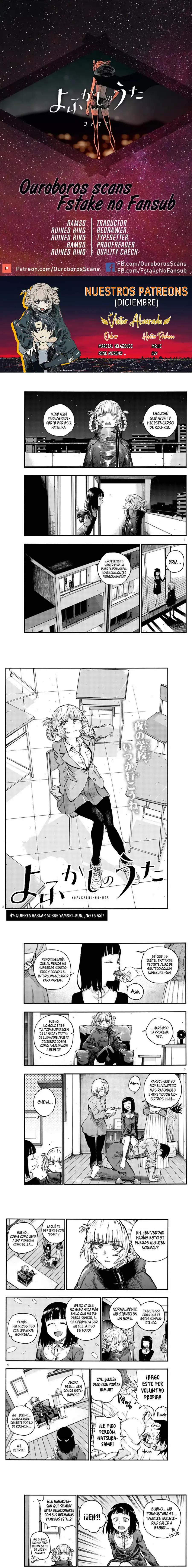 Yofukashi no Uta - Capítulo 47 - Página 1 - LectorTMOo