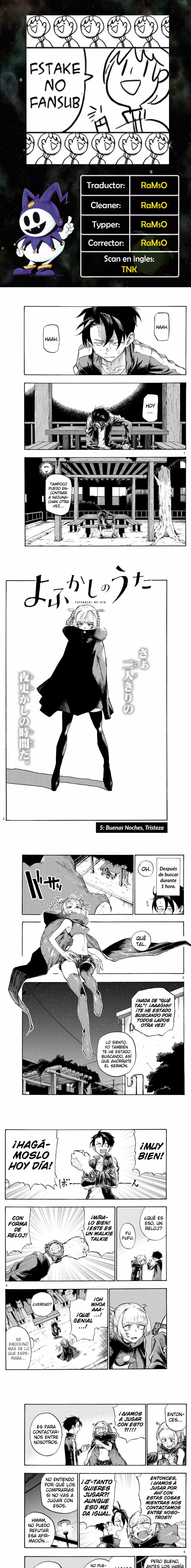 Yofukashi no Uta - Capítulo 5 - Página 1 - LectorTMOo