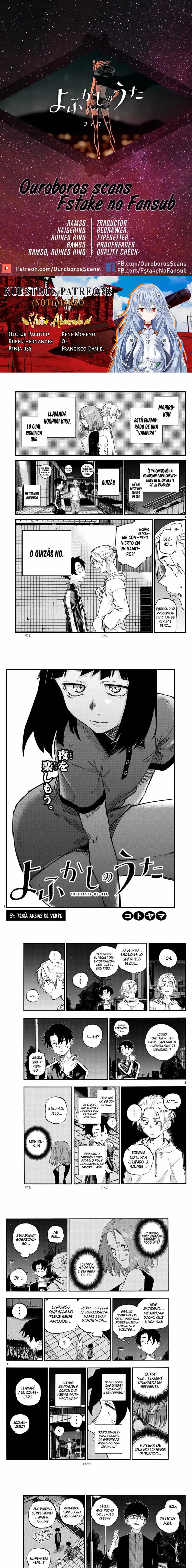 Yofukashi no Uta - Capítulo 54 - Página 1 - LectorTMOo