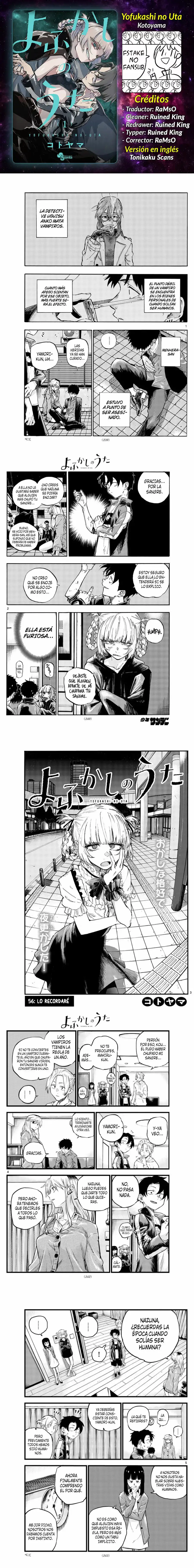 Yofukashi no Uta - Capítulo 56 - Página 1 - LectorTMOo