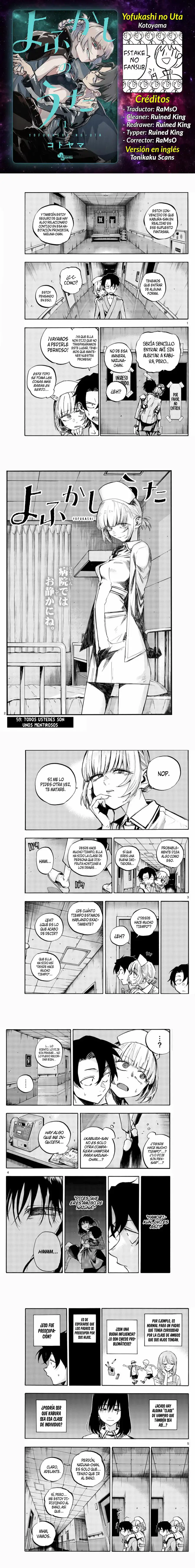 Yofukashi no Uta - Capítulo 59 - Página 1 - LectorTMOo