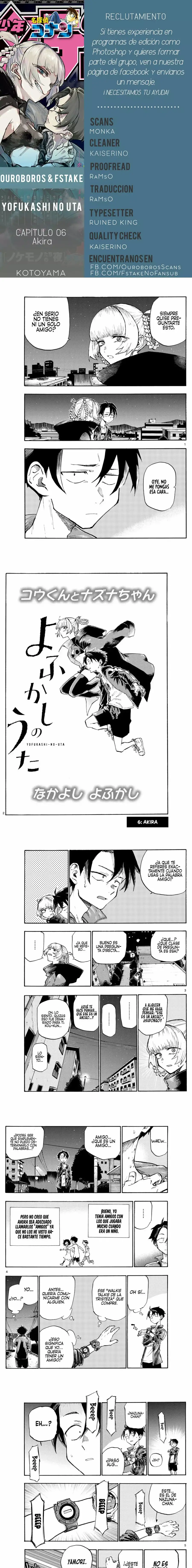 Yofukashi no Uta - Capítulo 6 - Página 1 - LectorTMOo