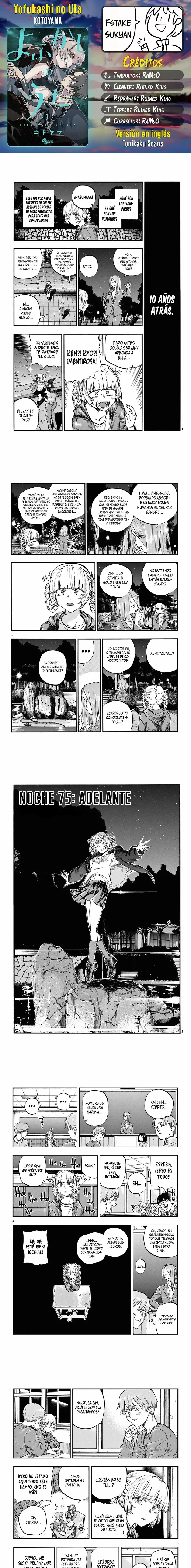 Yofukashi no Uta - Capítulo 75 - Página 1 - LectorTMOo