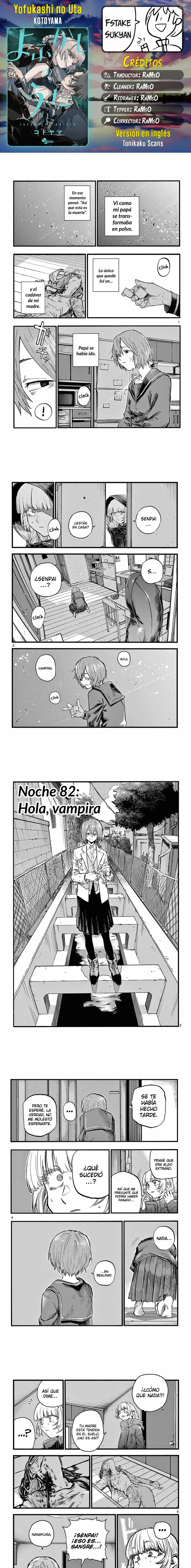 Yofukashi no Uta - Capítulo 82 - Página 1 - LectorTMOo