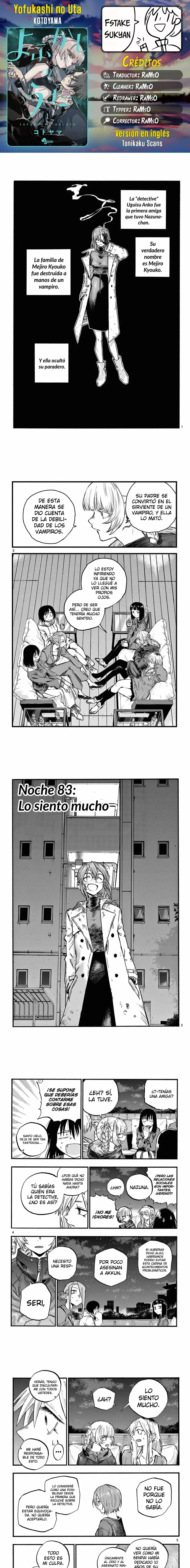 Yofukashi no Uta - Capítulo 83 - Página 1 - LectorTMOo