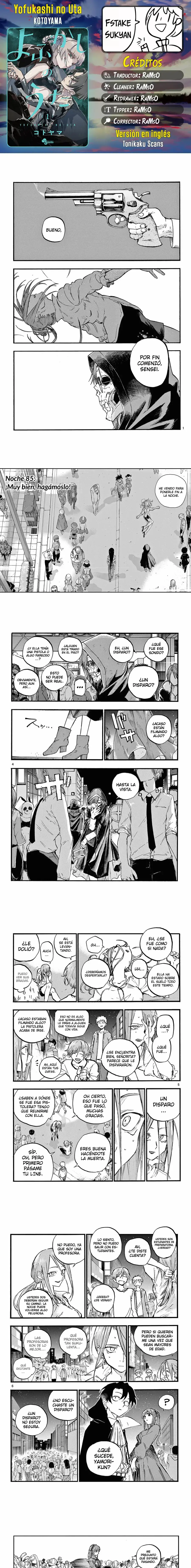 Yofukashi no Uta - Capítulo 85 - Página 1 - LectorTMOo