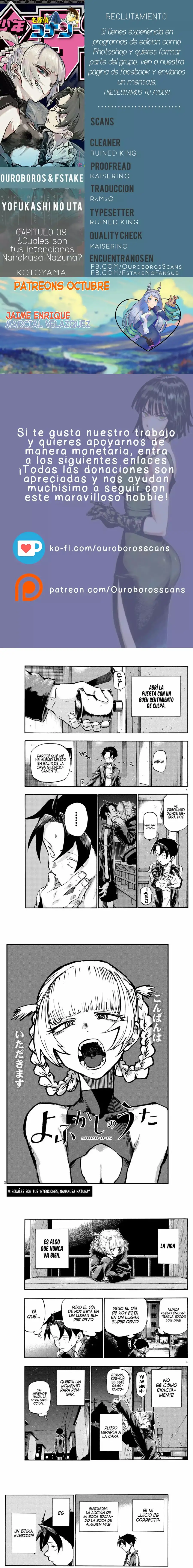 Yofukashi no Uta - Capítulo 9 - Página 1 - LectorTMOo