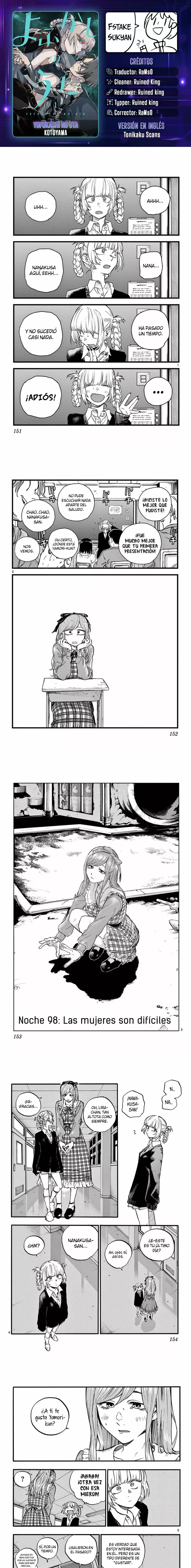 Yofukashi no Uta - Capítulo 98 - Página 1 - LectorTMOo