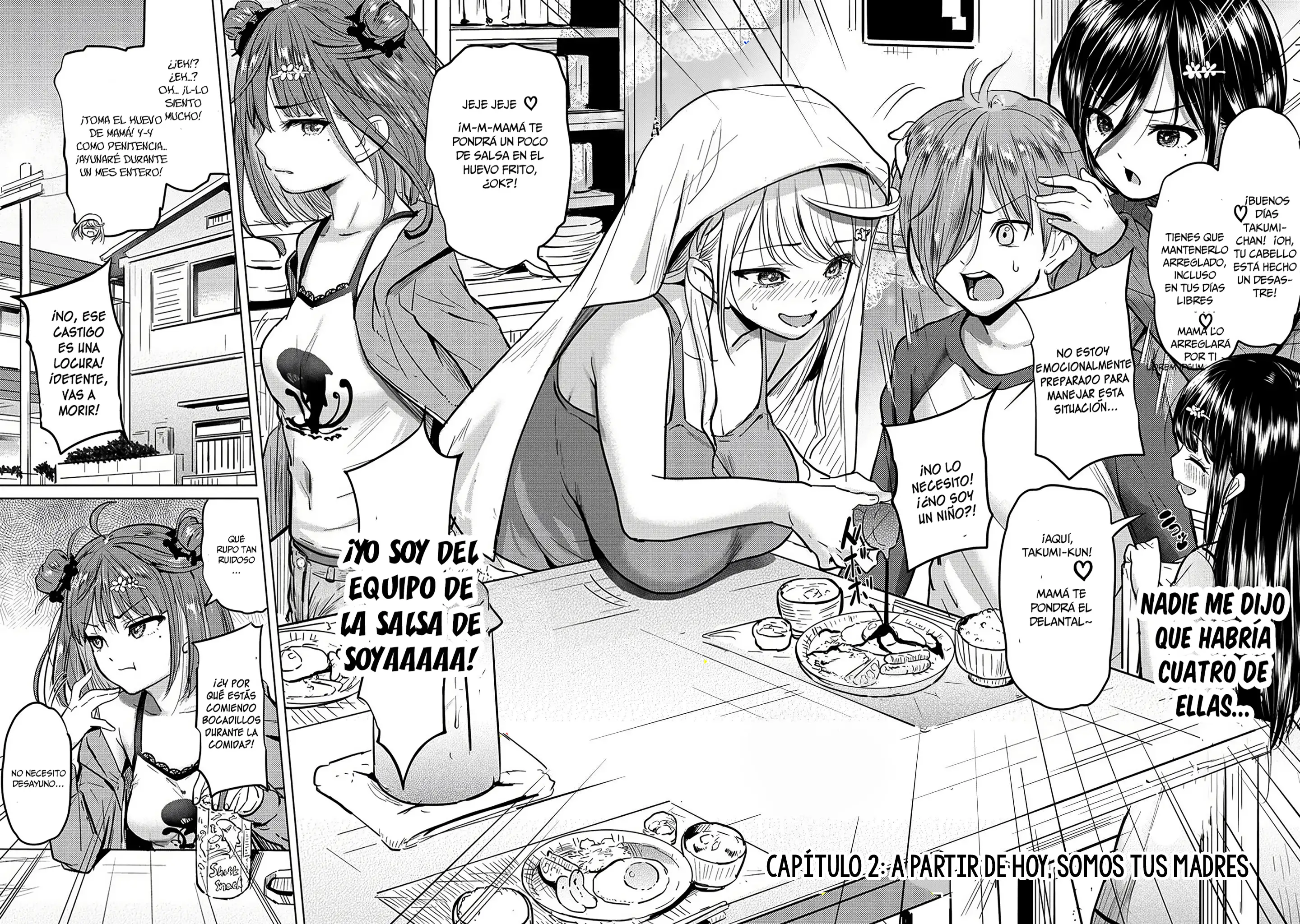 Yonin no Mama no Sei de Ore no Rabukome ga Mama Naranai - Capítulo 2 - Página 6 - LectorTMOo
