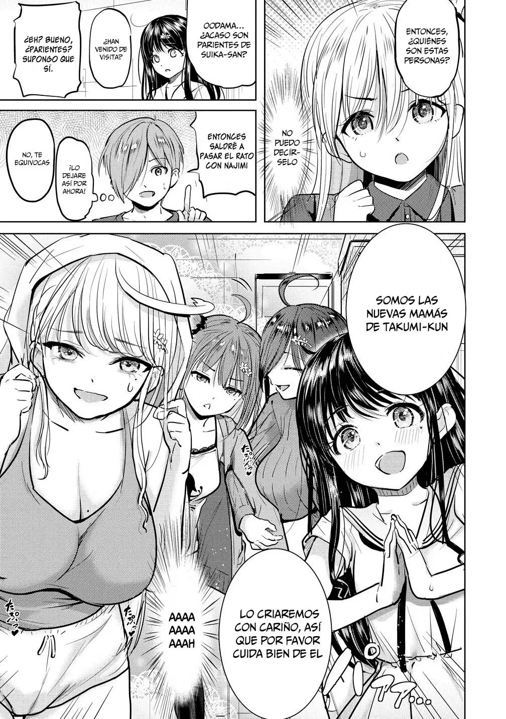 Yonin no Mama no Sei de Ore no Rabukome ga Mama Naranai - Capítulo 3 - Página 6 - LectorTMOo