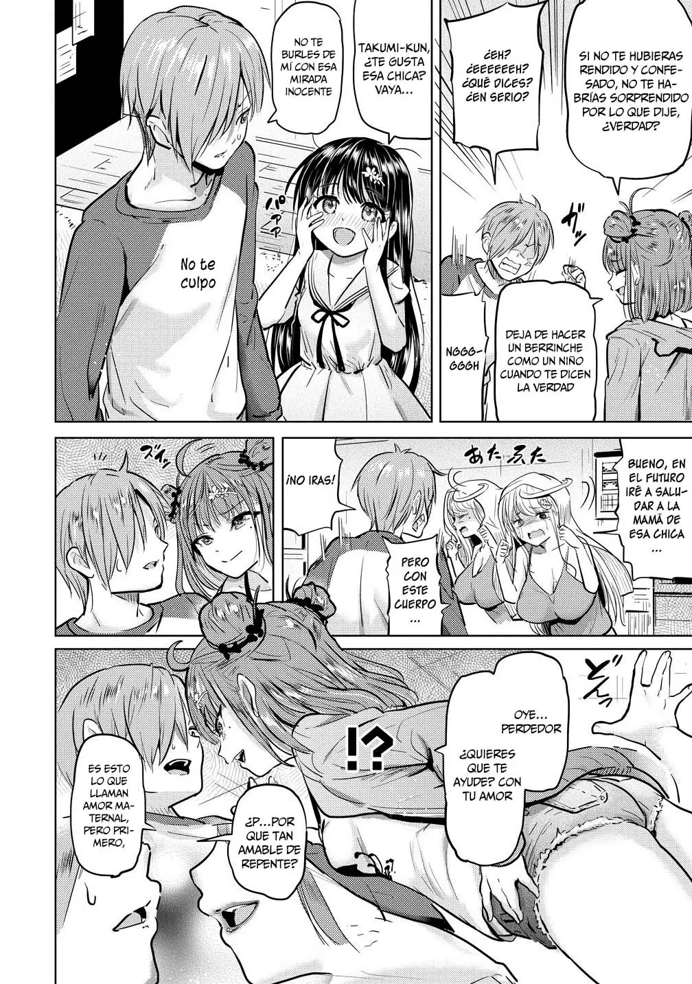 Yonin no Mama no Sei de Ore no Rabukome ga Mama Naranai - Capítulo 3 - Página 13 - LectorTMOo